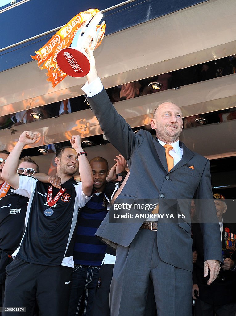 Blackpool football manager Ian Holloway