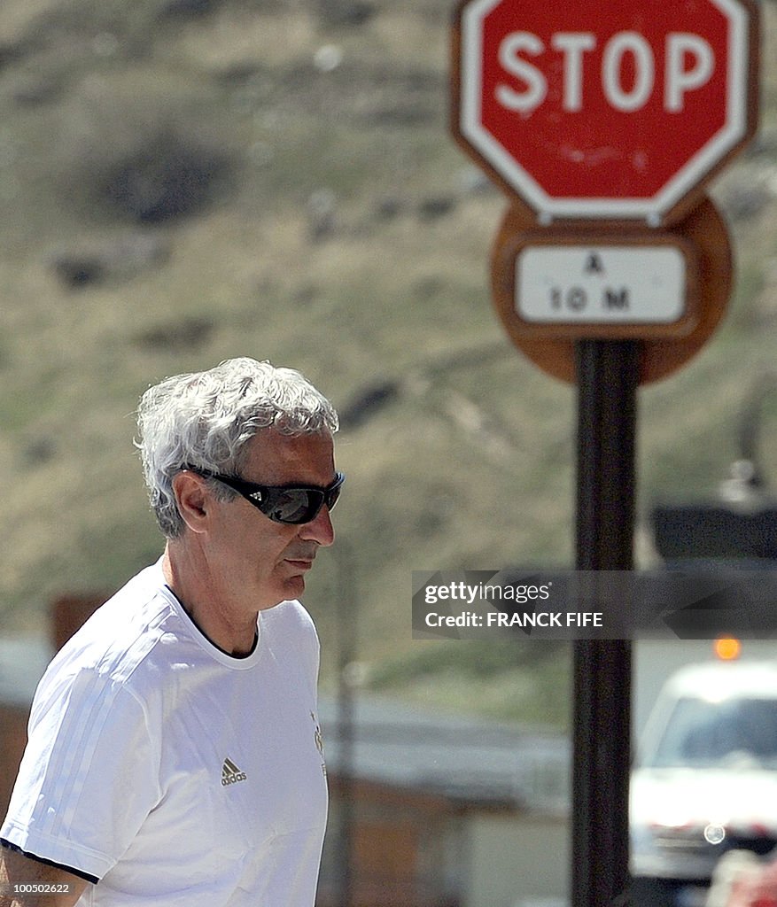 French football national team's coach Ra