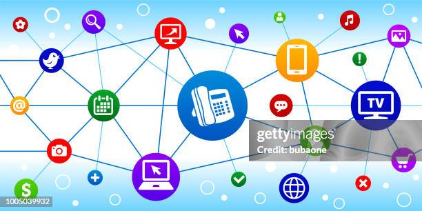 cell phone internet communication technology triangular node pattern background - phone wireframe stock illustrations