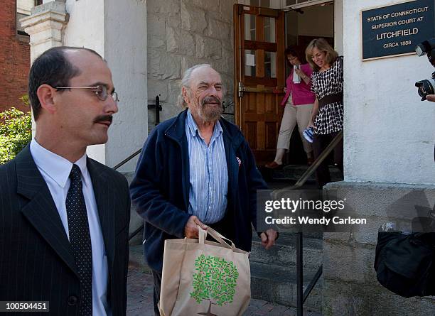 Actor Rip Torn attends court at Litchfield Superior Court May 25, 2010 in Litchfield, Connecticut. Torn is charged with breaking and entering a bank...