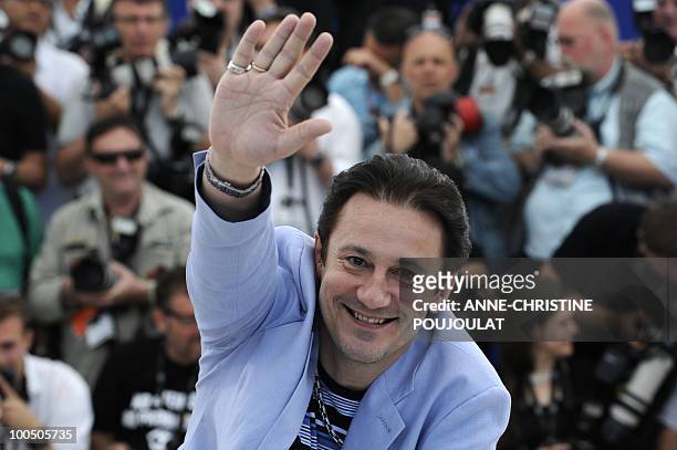 Russian actor Oleg Menshikov poses during the photocall of "Utomlyonnye Solntsem 2: Predstoyanie" presented in competition at the 63rd Cannes Film...