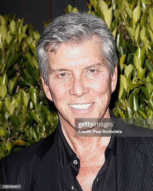 Michael Buffer arrives for Edyta Sliwinska birthday celebration at Michael Minas XIV Restaurant on May 24, 2010 in Los Angeles, California.