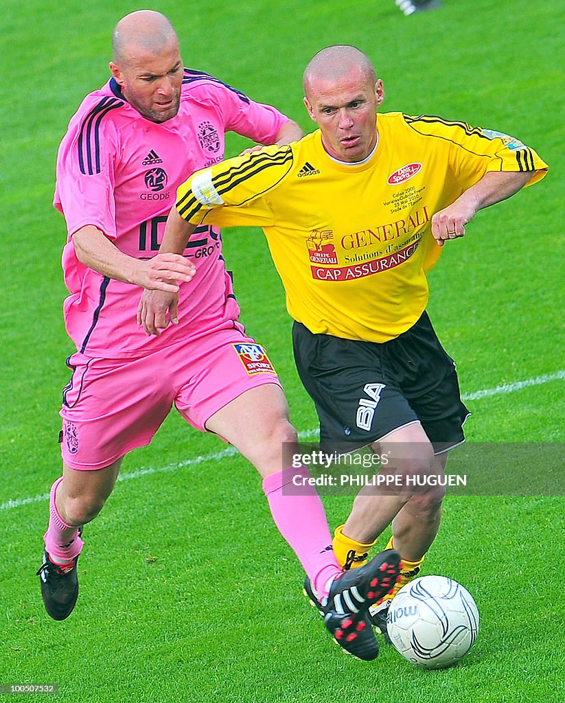 Former French football star Zinedine Zid