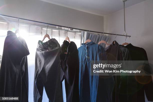 laundry - clothesline stock pictures, royalty-free photos & images