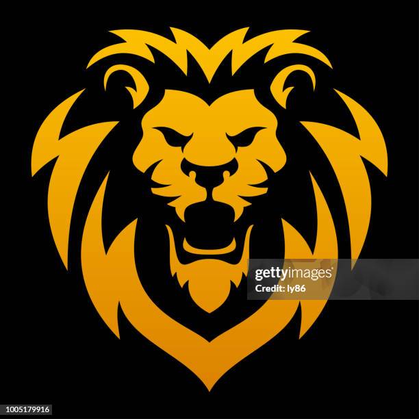 ilustraciones, imágenes clip art, dibujos animados e iconos de stock de cabeza de león - ruge