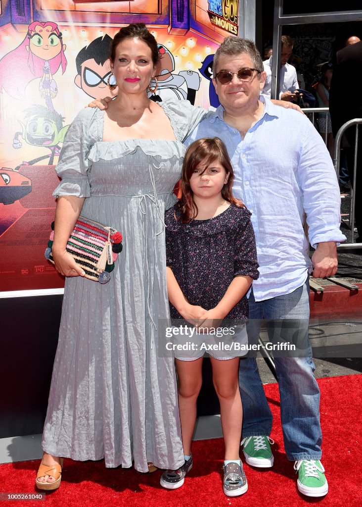 Alice Rigney Actors Meredith Salenger, Patton Oswalt and daughter Alice Rigney ...