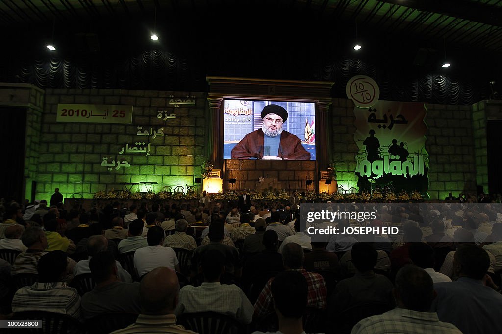 Lebanon's Hezbollah leader Hassan Nasral