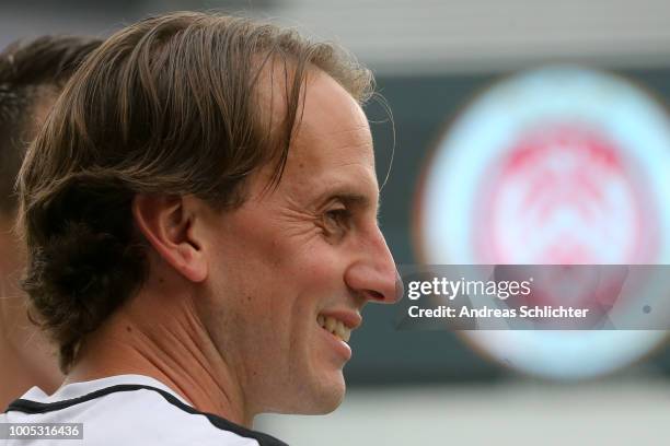 Coach Ruediger Rehm of SV Wehen Wiesbaden during the Pre Season Friendly Match between SV Wehen Wiesbaden and Eintracht Frankfurt at BRITA-Arena on...