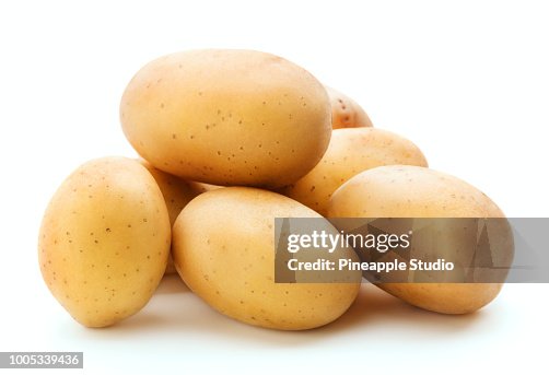 Heap of raw potato Heap of raw potato