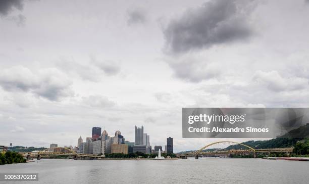 Impressions of a boat trip through Pittsburgh as part of the Borussia Dortmund US Tour 2018 t to the United States on July 24, 2018 in Pittsburg,...