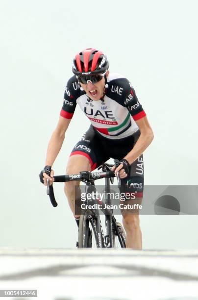 Dan Martin of Ireland and UAE Team Emirates finishing stage 17 of Le Tour de France 2018 between Bagneres-de-Luchon and Saint-Lary-Soulan, Col du...