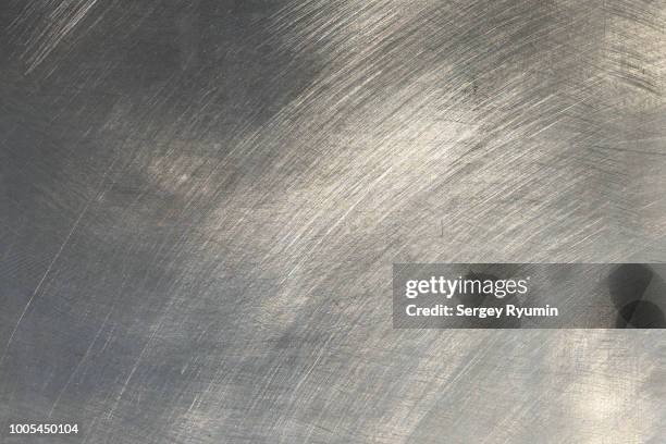 steel surface as an abstract background - brushed metal stock pictures, royalty-free photos & images