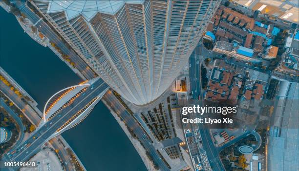 aerial view of tianjin - beijing sign stock pictures, royalty-free photos & images