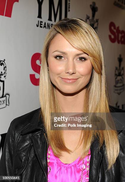 Stacy Keibler arrives to the Star Magazine Celebration of the Young Hollywood Issue at Apple Lounge in West Hollywood, CA on March 11, 2009.