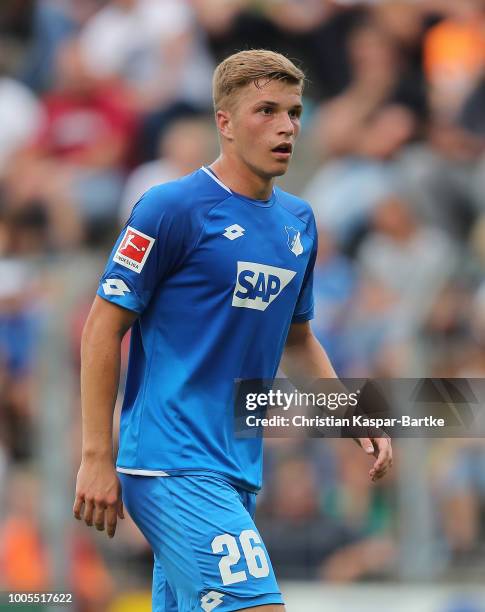 David Otto of Hoffenheim looks on during the pre-saeson friendly match between Queens Park Rangers and TSG 1899 Hoffenheim on July 21, 2018 in...