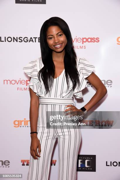 Camille Hyde attends Special Screening of THE ROW featuring Natali Yura at Sunset 5 on July 25, 2018 in West Hollywood, California.