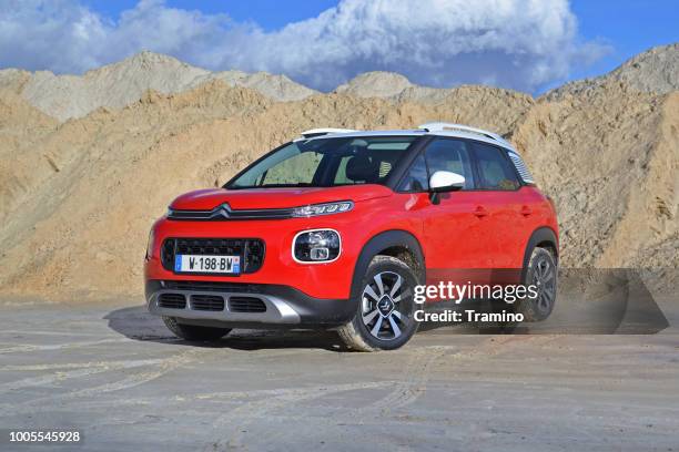 citroen c3 aircross on the road - 2017 stock pictures, royalty-free photos & images