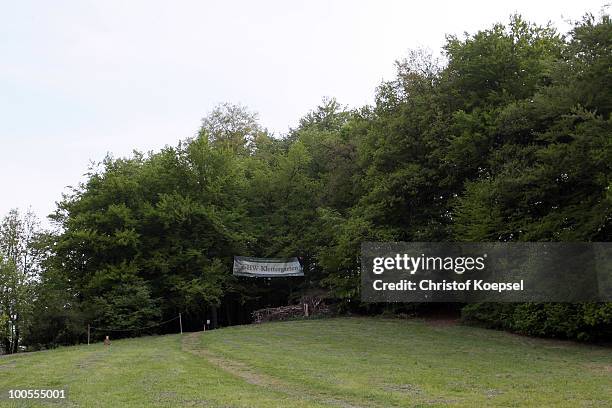 General view of the GHW tightrobe climbing garden on May 25, 2010 in Hueckeswagen, Germany.