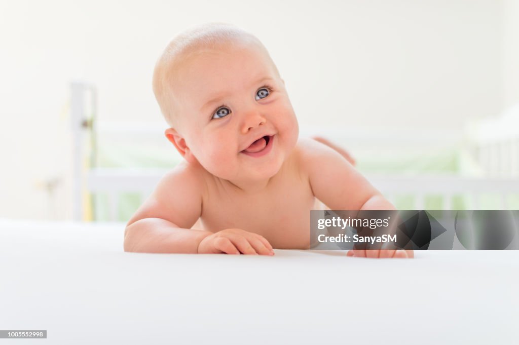 Happy baby girl