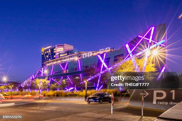 times square in menlyn park, pretoria - pretoria sunset stock pictures, royalty-free photos & images