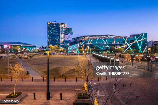 times square in menlyn park, pretoria - pretoria sunset stock pictures, royalty-free photos & images