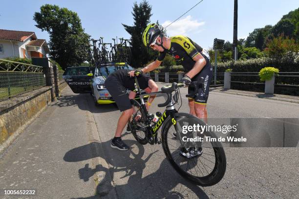 Mathew Hayman of Australia and Team Mitchelton-Scott / Mechanical Problem / Mechanic / during the 105th Tour de France 2018, Stage 18 a 171km stage...