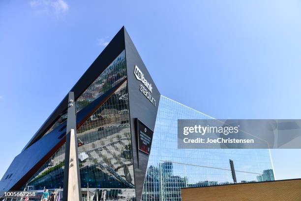 minneapolis during the x-games - 2018 - us bank stadium minneapolis stock pictures, royalty-free photos & images