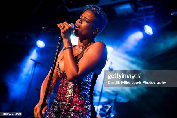 Kelis performs at Tramshed on July 26, 2018 in Cardiff, Wales.