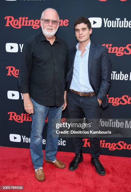 Gerry Byrne and Gus Wenner attend The Rolling Stone Relaunch on July 26, 2018 in New York City.