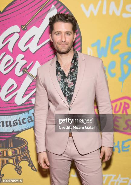 Matthew Morrison attends the opening night of "Head Over Heels" on Broadway at Hudson Theatre on July 26, 2018 in New York City.