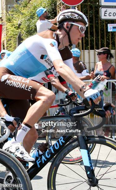 Romain Bardet of France and AG2R La Mondiale during stage 18 of Le Tour de France 2018 between Trie-sur-Baise and Pau on July 26, 2018 in Pau, France.