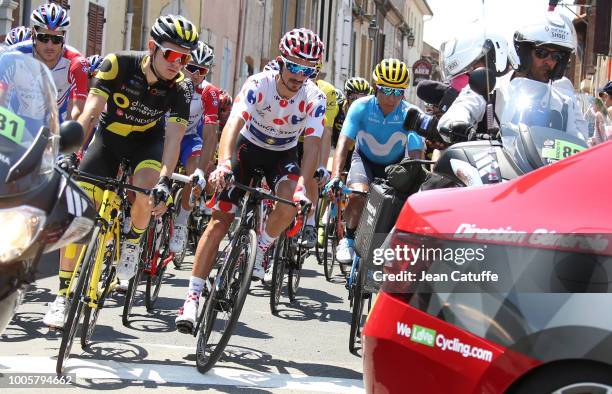 Julian Alaphilippe of France and Quick Step Floors during stage 18 of Le Tour de France 2018 between Trie-sur-Baise and Pau on July 26, 2018 in Pau,...