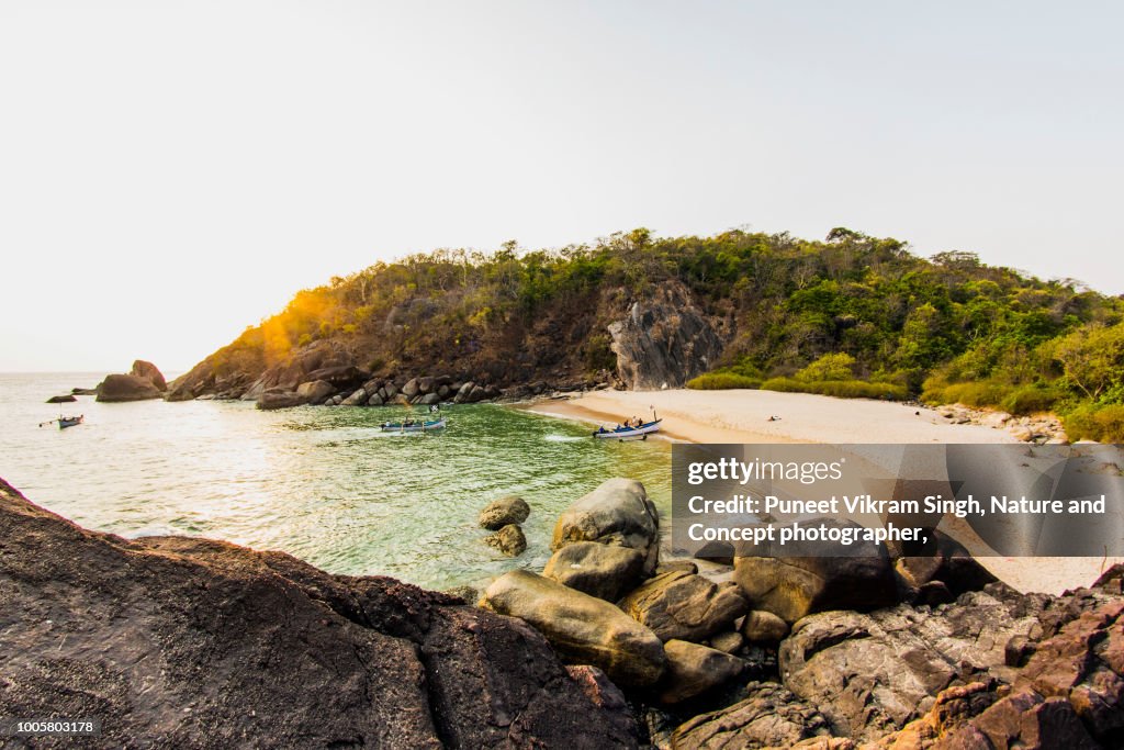 The secret beach of Goa Butterfly Beach