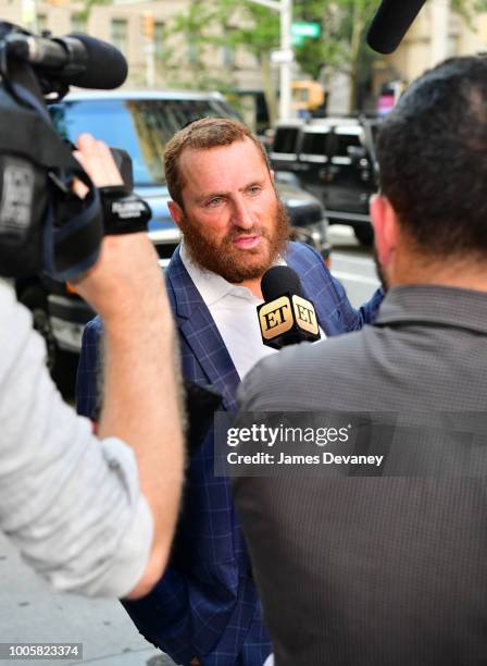 Rabbi Shmuley Boteach arrives at Stand Up NY on July 26, 2018 in New York City.