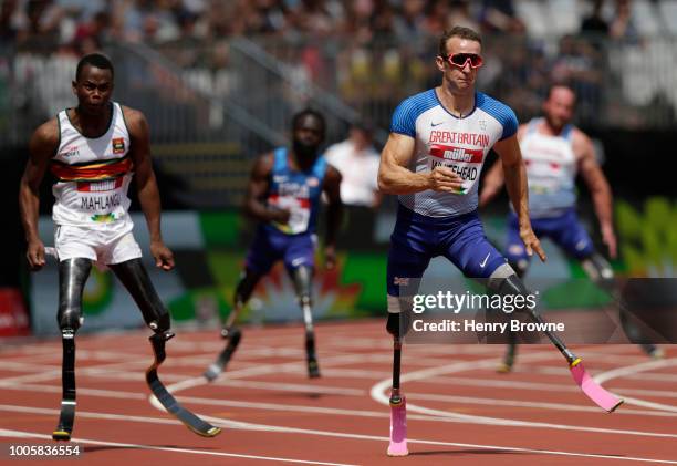 Richard Whitehead of Great Britain in action during the Muller Anniversary Games at London Stadium on July 21, 2018 in London, England.