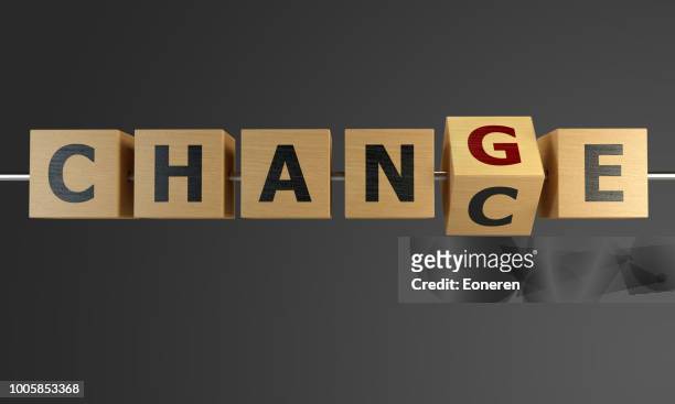 chance to change with cubes - opportunity stock pictures, royalty-free photos & images