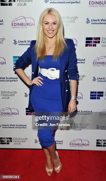 Zoe Salmon attends the launch party for the Edinburgh Festival's: Summer Season at Bond on May 25, 2010 in London, England.