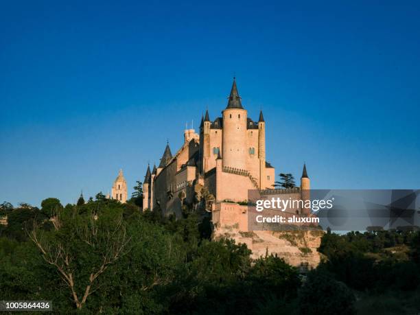 alcázar von segovia spanien - alcanzar stock-fotos und bilder