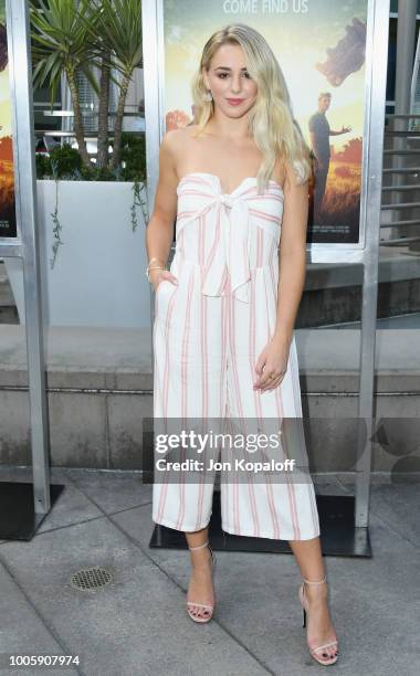 Chloe Lukasiak attends the screening of 20th Century Fox's "Darkest Minds" at ArcLight Hollywood on July 26, 2018 in Hollywood, California.