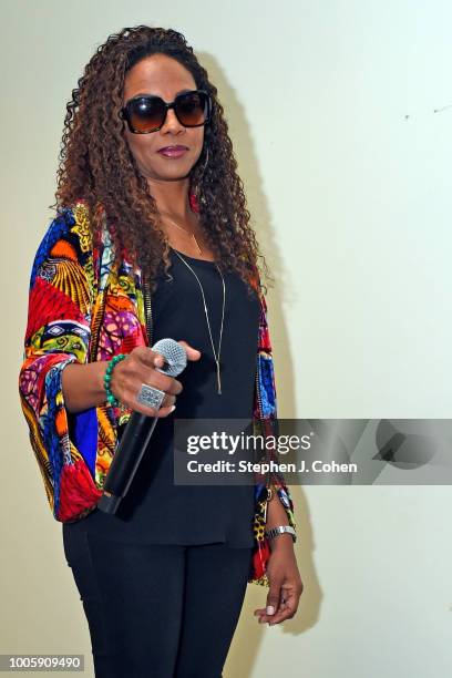 Lyte stops for a photo during the 2018 Cincinnati Music Festival Throwback Thursday "Party With A Purpose" at Paul Brown Stadium on July 26, 2018 in...