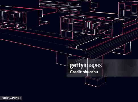 Line Structure Pattern High-Res Vector Graphic - Getty Images