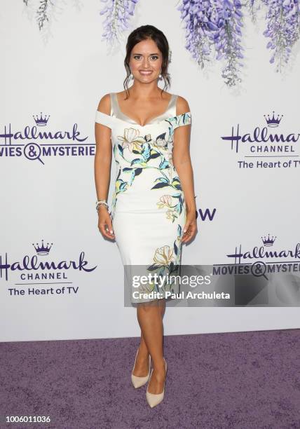 Actress Danica McKellar attends the 2018 Hallmark Channel Summer TCA at Private Residence on July 26, 2018 in Beverly Hills, California.