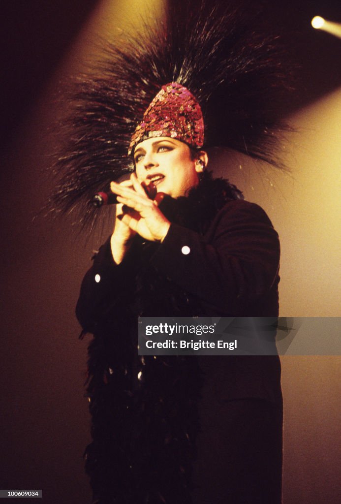 Culture Club Perform On Stage