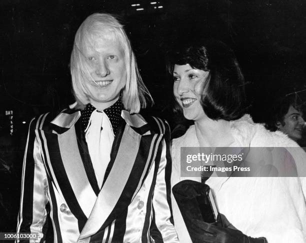 Edgar Winter and Monique Winter circa 1978 in New York.