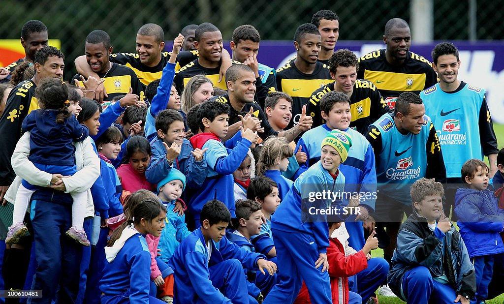 Brazil's national football team players