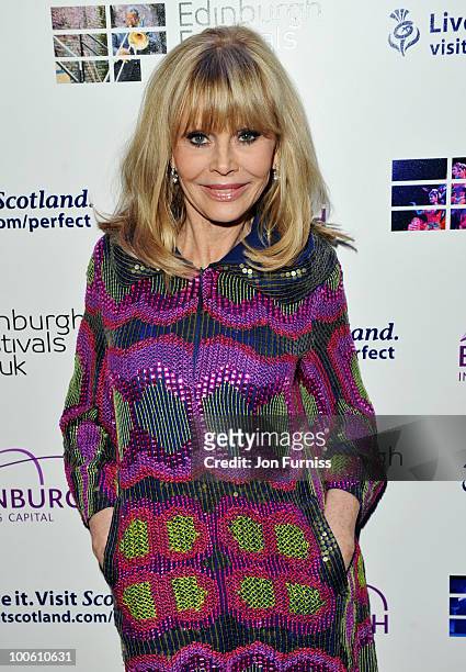 Britt Ekland attends the launch party for the Edinburgh Festival's: Summer Season at Bond on May 25, 2010 in London, England.