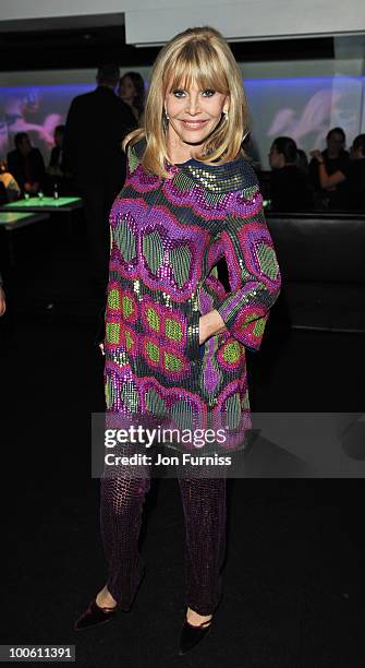 Britt Ekland attends the launch party for the Edinburgh Festival's: Summer Season at Bond on May 25, 2010 in London, England.