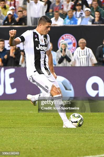 Favilli Juventus forward Andrea Favilli scores a goal during a International ...