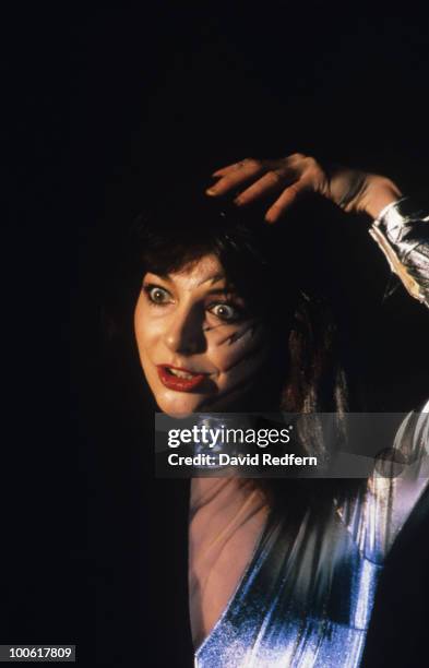 Singer Kate Bush performs on stage in March 1980.
