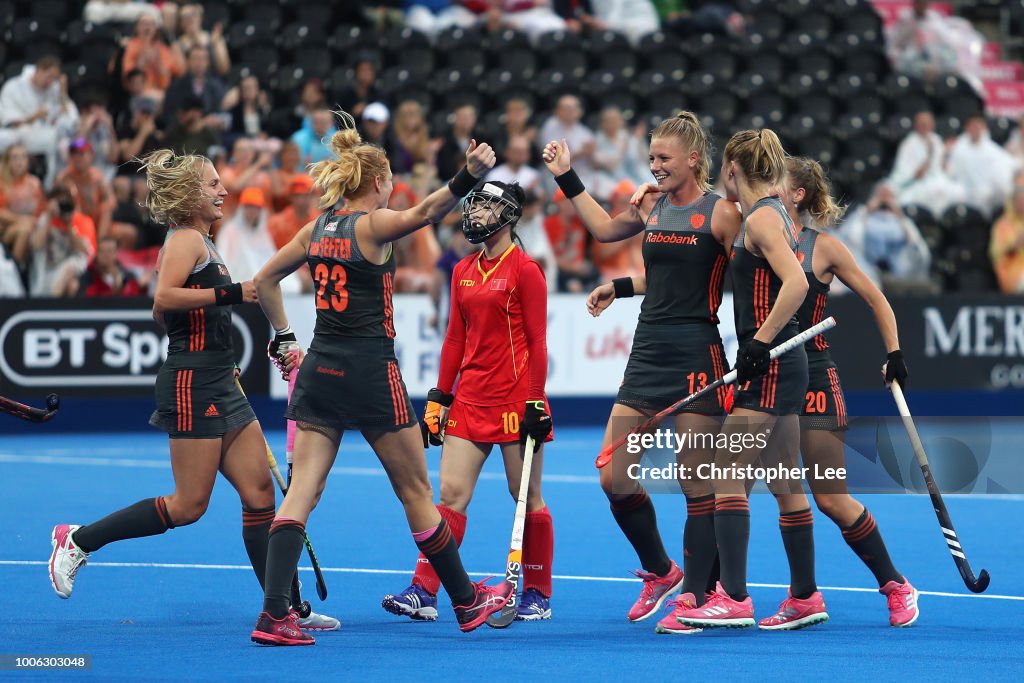 China v Netherlands - FIH Womens Hockey World Cup